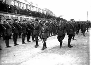 Truro Collection: Soldiers in Truro, Cornwall. 2nd December 1917