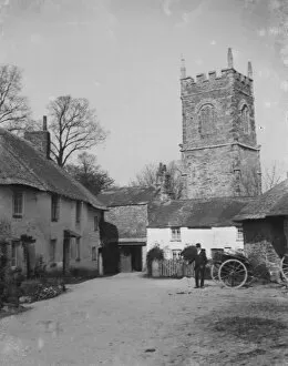 Images Dated 27th September 2017: St Clement Churchtown, Cornwall. Early 1900s