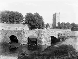 Images Dated 2nd October 2017: St Erth bridge, Cornwall. Early 1900s