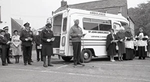 Images Dated 15th May 2018: St John Ambulance dedication ceremony, Lostwithiel, Cornwall. May 1988