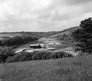 St Just in Roseland Collection: St Just Creek, St Just in Roseland, Cornwall. 1967