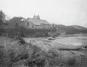 Images Dated 11th October 2018: St Michaels Church, Porthilly, St Minver, Cornwall. Probably early 1900s