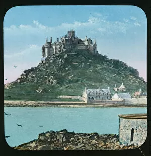 Images Dated 13th June 2019: St Michaels Mount, Mounts Bay, Cornwall. Around 1900