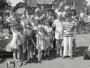 Images Dated 26th January 2018: St Winnow Church of England Primary School fete, Lostwithiel, Cornwall. June 1984