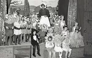 Images Dated 12th February 2018: St Winnow Church of England Primary School play, Lostwithiel, Cornwall. December 1982