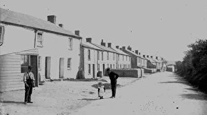 Images Dated 9th July 2019: Station Road, St Newlyn East, Cornwall. Early 1900s