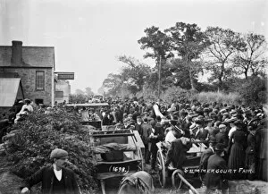 Images Dated 4th September 2017: Summercourt Fair, St Enoder, Cornwall. Early 1900s