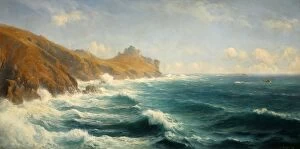 Images Dated 9th May 2019: A Summers Day, Gurnards Head, Cornwall, David James (1853-1904)
