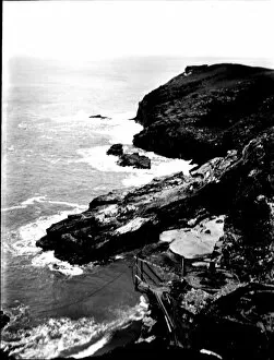 Images Dated 5th March 2016: Tintagel Haven, Cornwall. 1907