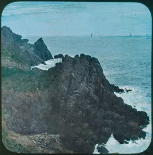 St Levan Collection: Tol Pedn Penwith (Gwennap Head), St Levan, Cornwall. Late 1800s