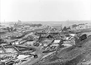 Images Dated 12th May 2016: Tolvaddon Mine, Illogan, Cornwall. Around 1900