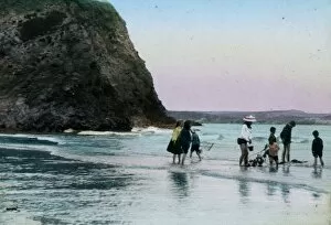 Images Dated 13th June 2016: Towan Beach, Newquay, Cornwall. Around 1894