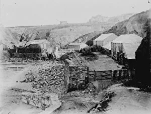 Images Dated 9th July 2019: Treffry pilchard cellar, Newquay, Cornwall. Late 1800s