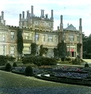 Images Dated 17th December 2015: Tregothnan House and formal garden, St Michael Penkivel, Cornwall. Around 1925