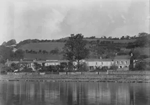 Images Dated 29th July 2019: Trennick Row from the river, Malpas Road, Truro, Cornwall. Early 1900s