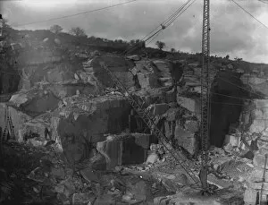 Quarrying Collection: Tresahor Quarry, Constantine, Cornwall. 1903-1904