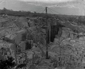 Quarrying Collection: Tresahor Quarry, Constantine, Cornwall. 1903-1904