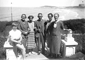 Newquay Collection: Trevena Guest House, 12 Esplanade Road, Pentire, Newquay Cornwall. Around 1930