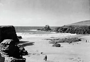 Padstow Collection: Trevone Bay, Padstow, Cornwall. Probably 1930s