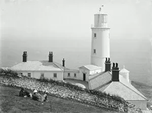 Images Dated 12th March 2019: Trevose Head Lighthouse, St Merryn, Cornwall. 1906
