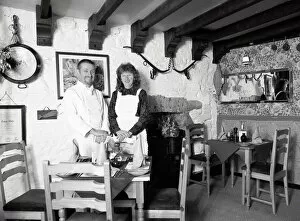 Images Dated 14th August 2018: Trewithen Restaurant, Lostwithiel, Cornwall. November 1990
