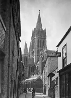 Images Dated 26th September 2016: Truro Cathedral, Truro, Cornwall. Around July 1903