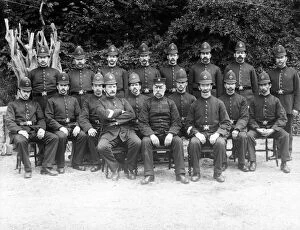 Images Dated 17th May 2016: Truro City Police, Truro, Cornwall. Probably around 1890