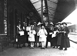 Truro Collection: Truro railway station, Cornwall. 12th June 1918