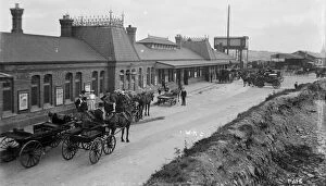 Images Dated 26th July 2016: Truro railway station, Cornwall. Early 1900s