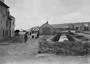 Images Dated 17th December 2018: Tywarnhayle Bridge, Perranporth, Perranzabuloe, Cornwall. Probably early 1900s