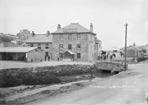 Images Dated 16th October 2017: Tywarnhayle Hotel, Perranporth, Perranzabuloe, Cornwall. Early 1900s