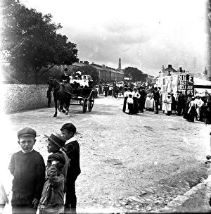 Images Dated 5th March 2016: Unknown Street, Redruth, Cornwall. Early 1900s