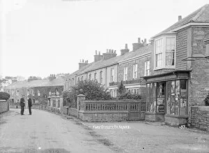 Images Dated 18th December 2015: Vicarage Road, Fore Street, St Agnes, Cornwall. Early 1900s