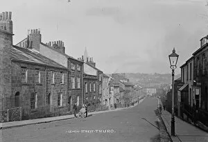 Images Dated 29th July 2019: View down Lemon Street from above Carclew Street, Truro, Cornwall. Around 1900
