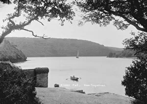 St Michael Penkivel Collection: View of River Fal from Tregothnan, St Michael Penkivel, Cornwall. Probably early 1900s