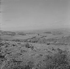 Linkinhorne Collection: View from the slopes of Stowes Pound, Stowes Hill, Bodmin Moor, near Minions, Linkinhorne
