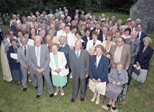 Images Dated 23rd November 2018: Wedding Reunion, Lostwithiel, Cornwall. September 1991