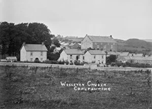 Constantine Collection: Wesleyan Church, Constantine, Cornwall. Early 1900s