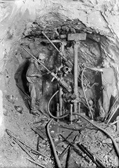 Illogan Collection: Wheal Agar Mine, Illogan, Cornwall. January 1895