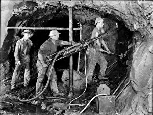 Camborne Collection: Wheal Grenville Mine, Camborne, Cornwall. 24th February 1910