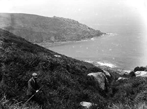 Images Dated 12th January 2019: Wicca Pool, Zennor, Cornwall. 1903